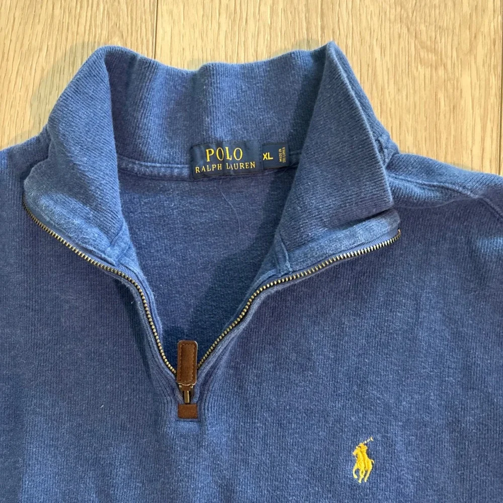Vintage Polo Ralph Lauren Quarter Zip 1/4 Mens Size XL